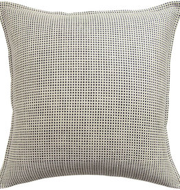 MH Kumano Weave - Flanged - Pillow - Ivory/Onyx - Multiple Sizes