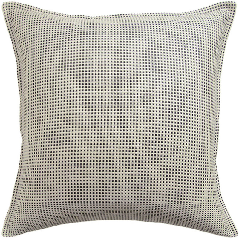 MH Kumano Weave - Flanged - Pillow - Ivory/Onyx - Multiple Sizes