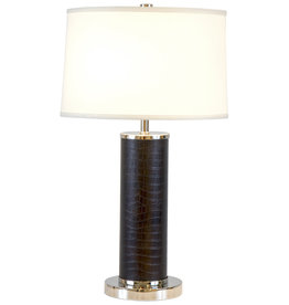 MH Table Lamp - Black Croc