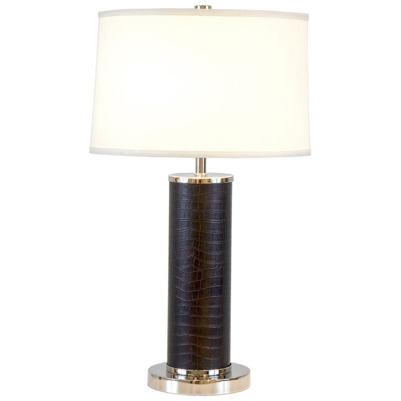 MH Table Lamp - Black Croc
