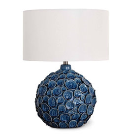 MH Table Lamp - Lucia Blue Ceramic