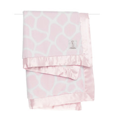 MH Baby Blanket - Luxe Giraffe - Pink