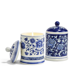 MH Candle - Blue & White - Assorted Designs