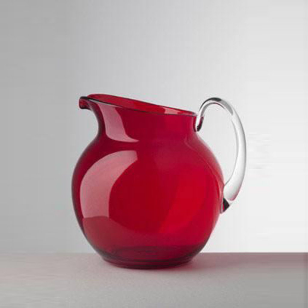 MH Pitcher - Synthetic Crystal - Palla - Transparent - Red