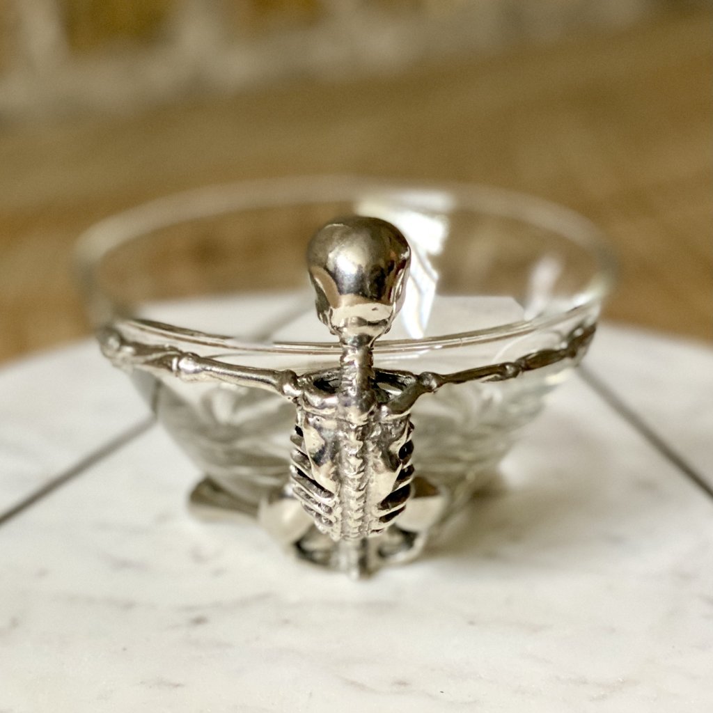 MH Dip Bowl - Skeleton - Pewter & Glass