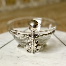 MH Dip Bowl - Skeleton - Pewter & Glass