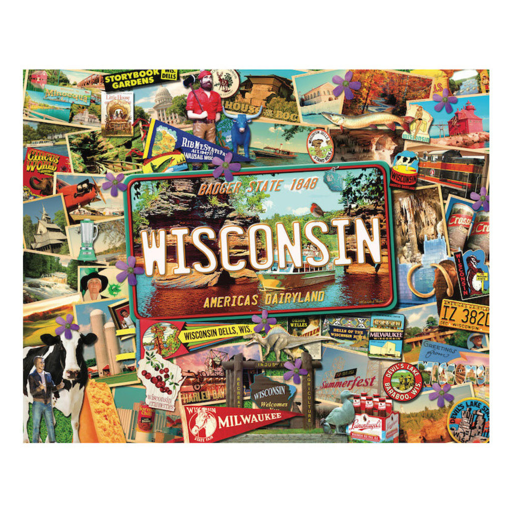 MH Puzzle - Travel the USA - Wisconsin - 1000 Pieces