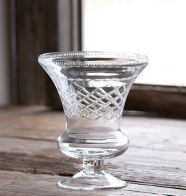 MH Vase  - Etched Glass - Classic Urn