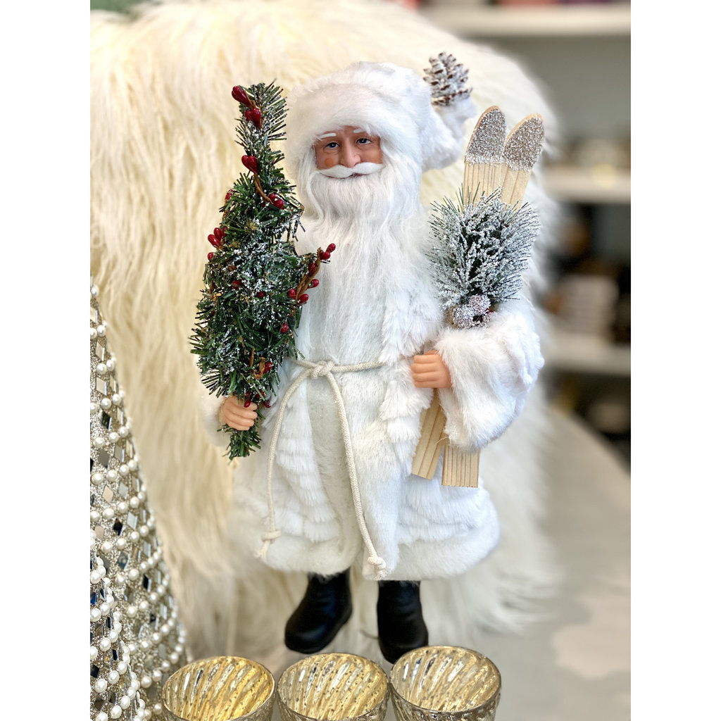 MH Santa - Winter White - 15"
