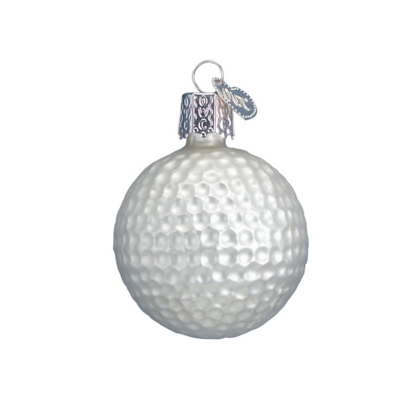 MH Ornament - Blown Glass - Golf Ball