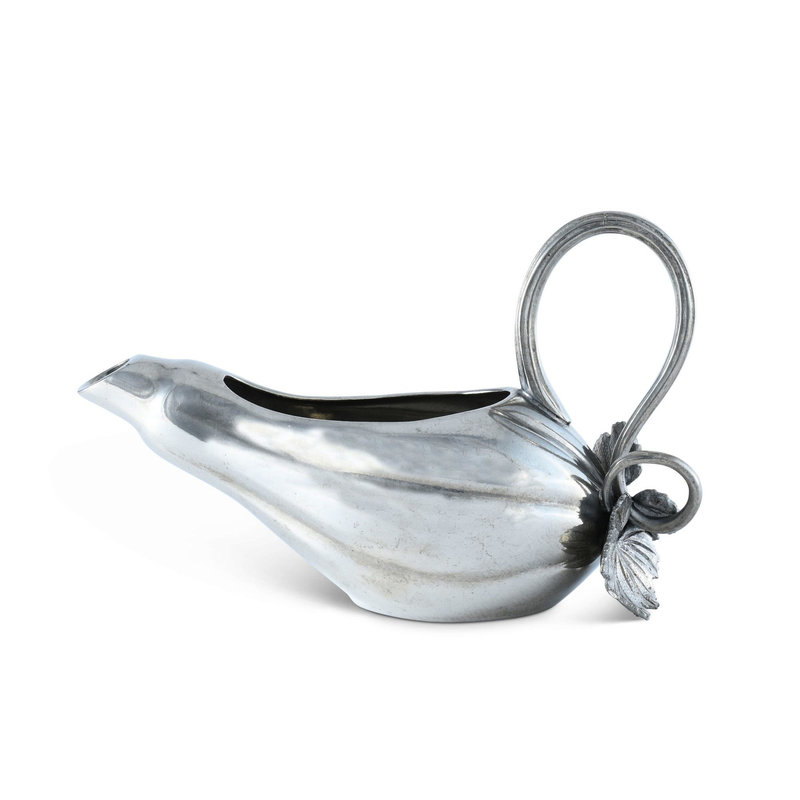 MH Gravy Boat - Gourd - Pewter