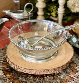 MH Bowl - Medici Angle Bowl - Glass & Pewter - Multiple Sizes