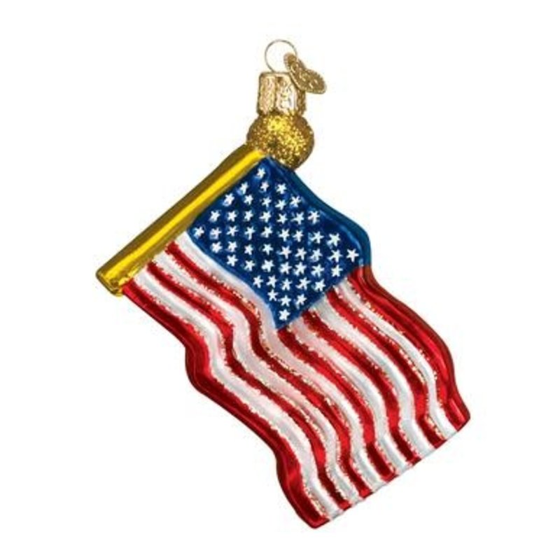 MH Ornament - Blown Glass - Star Spangled Banner