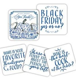 MH Coasters - Conversation - Blue Pumpkins