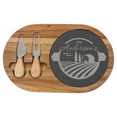 Personalized Cutting Boards - Acacia/Slate - More Designs!