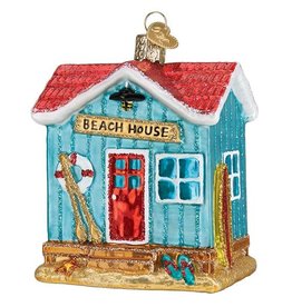 MH Ornament - Blown Glass -  Beach House