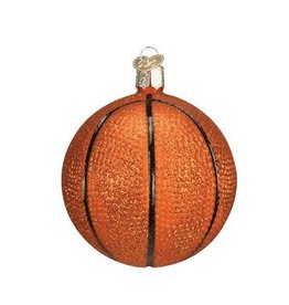 MH Ornament - Blown Glass - Basketball