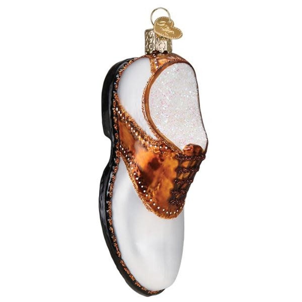 MH Ornament - Blown Glass - Golf Shoe