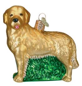 MH Ornament - Blown Glass - Golden Retriever