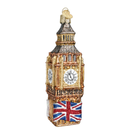 MH Ornament - Blown Glass - Cities -  London/Big Ben