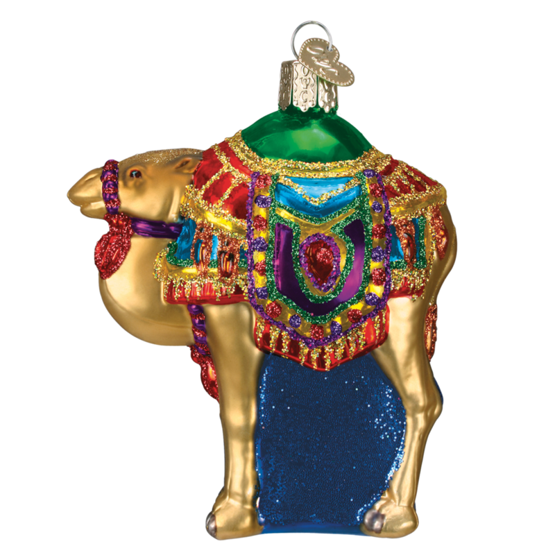 MH Ornament - Blown Glass - Magi's Camel