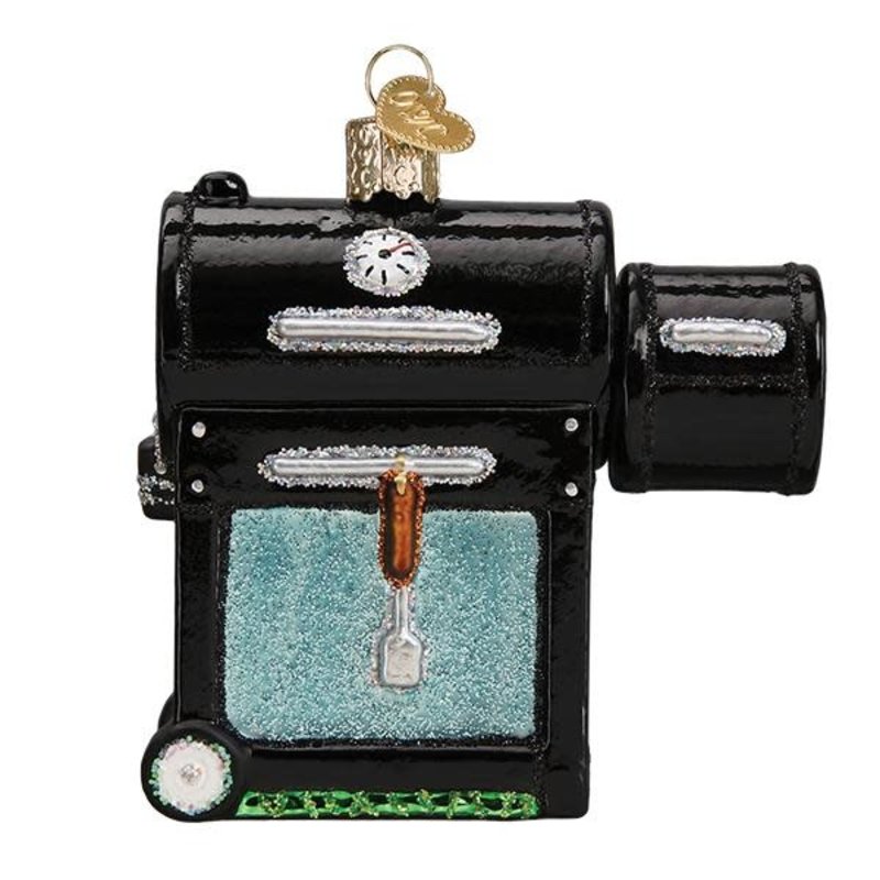 MH Ornament - Blown Glass - Smoker BBQ