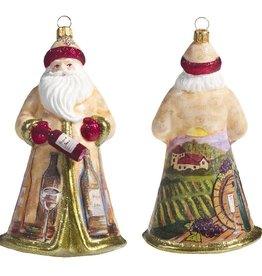 Ornament - Santa - Vineyard