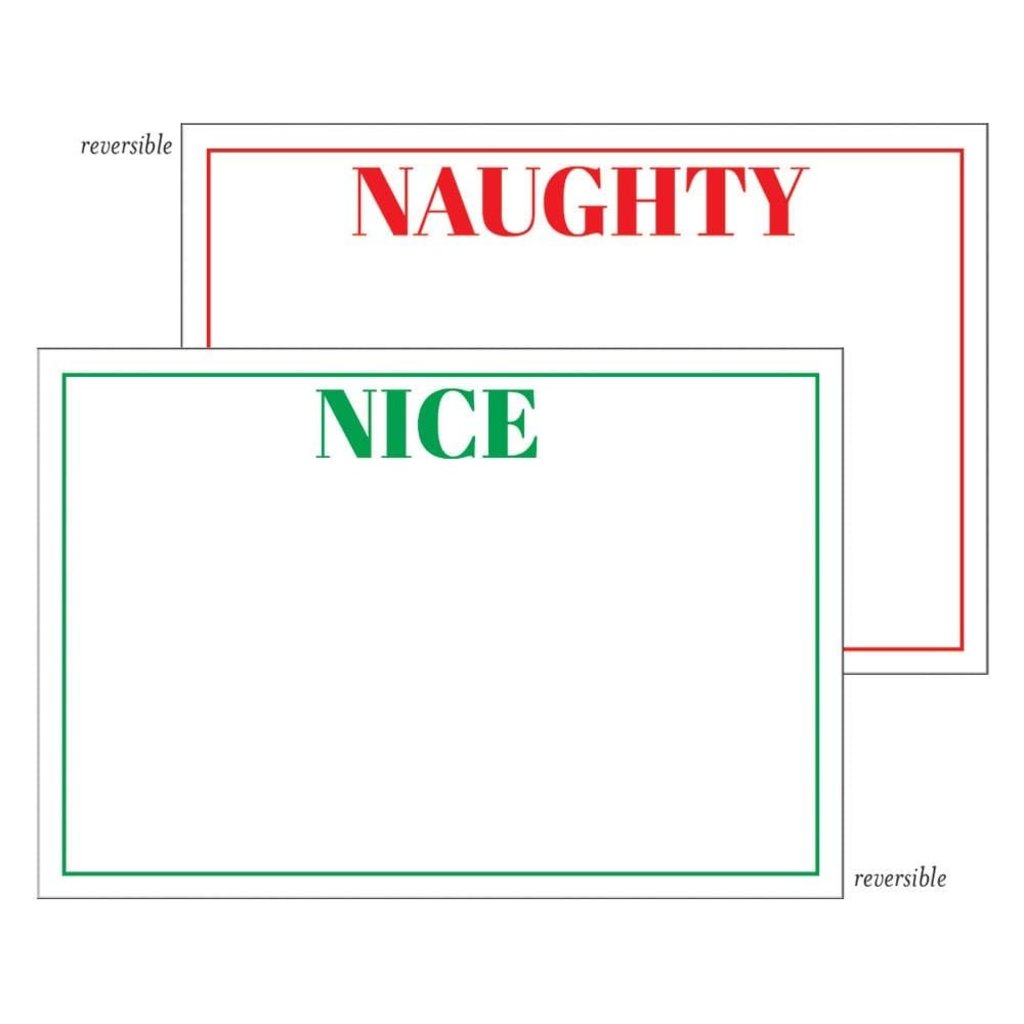 Place Cards - Naughty Nice - Pack of 8