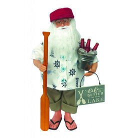 MH Santa - Life is Better at the Lake - 15"