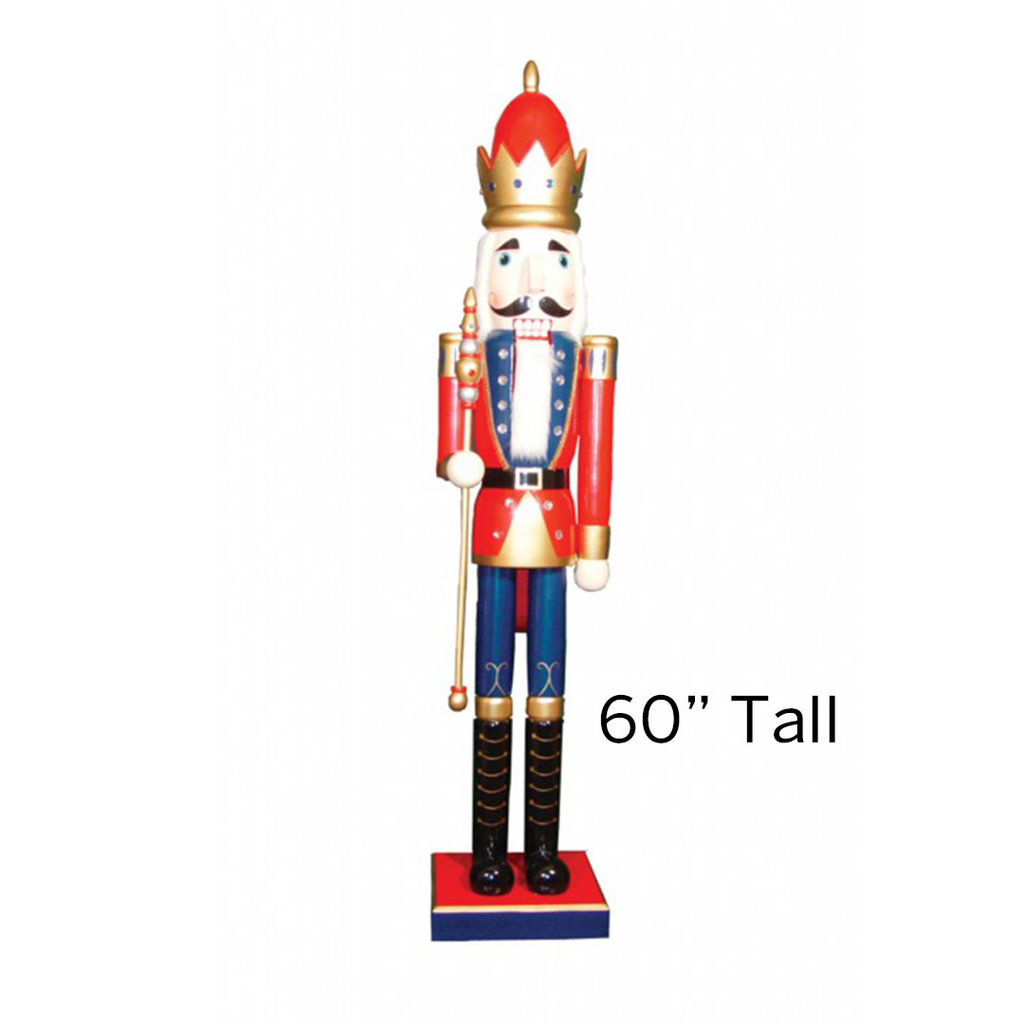MH Nutcracker - Red King - 60" Tall