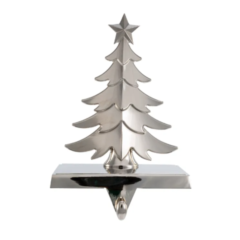 MH Stocking Holder - Tree - Silver