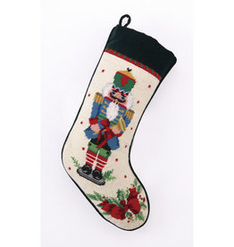 MH Stocking - Needlepoint - Nutcracker - Melody Trumpet