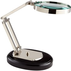 MH Focal Point Magnifier - Nickel Finish - 17.25"H