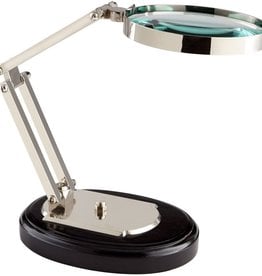 MH Focal Point Magnifier - Nickel Finish - 17.25"H
