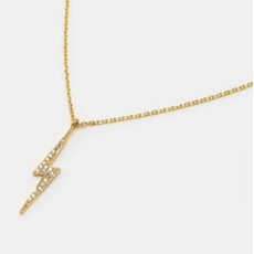 Necklace - Lightning Bolt - Gold Plated