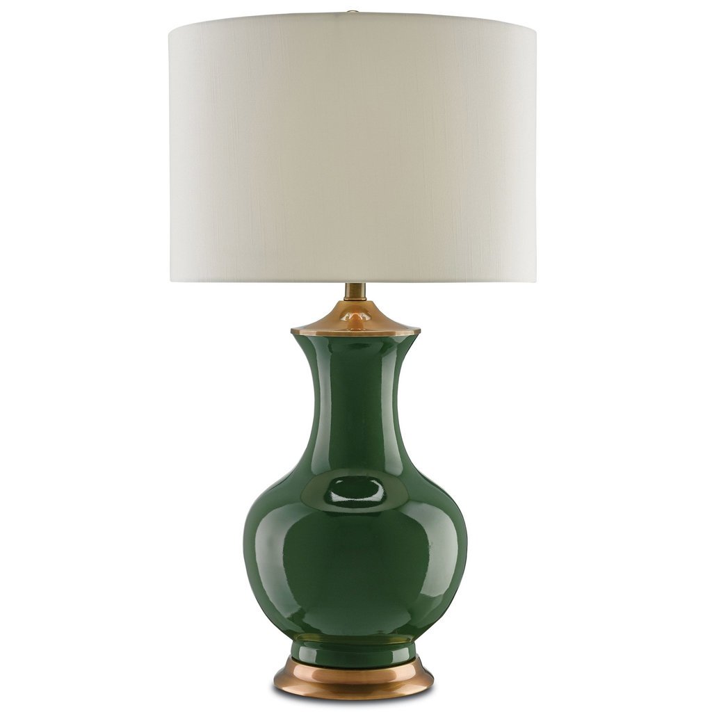 MH Table Lamp - Lilou - Green - 17"W x 32"H