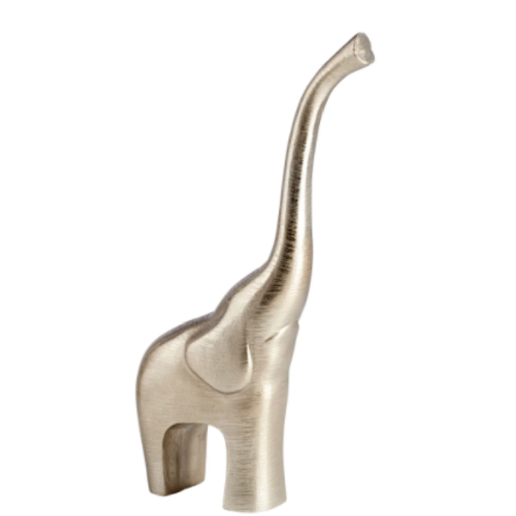 Sculpture - Large Trumpeter - Elephant -9.75x3.25x17.5