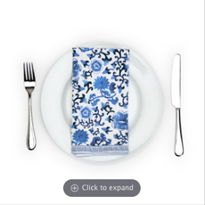 Napkin - Chinoiserie - Blue/White - S/4