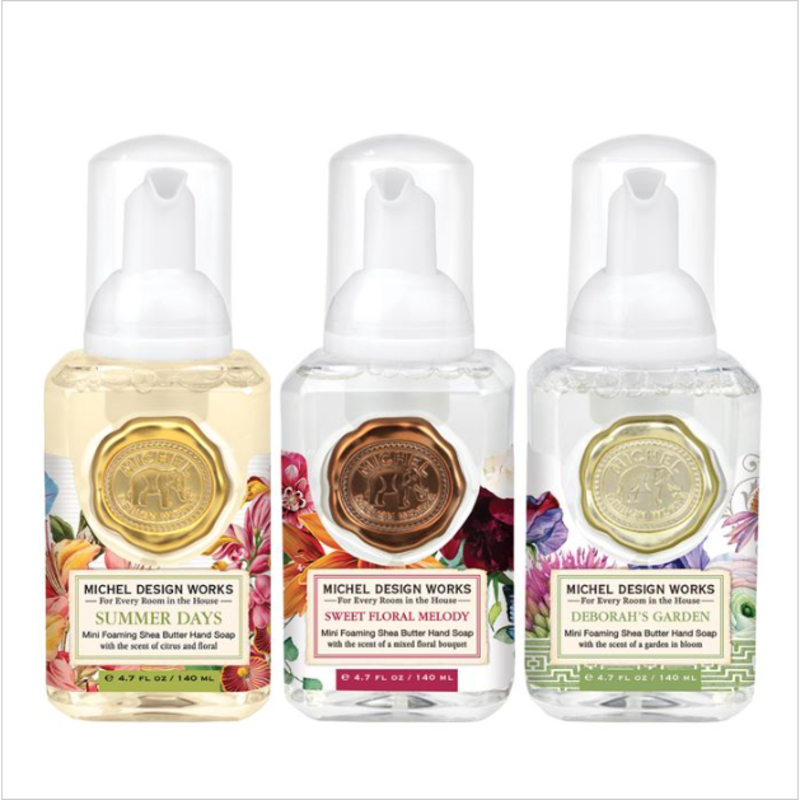 MH Set of 3 - Mini Foaming Hand Soap - Summer Days/Sweet Floral Melody/Deborah's Garden