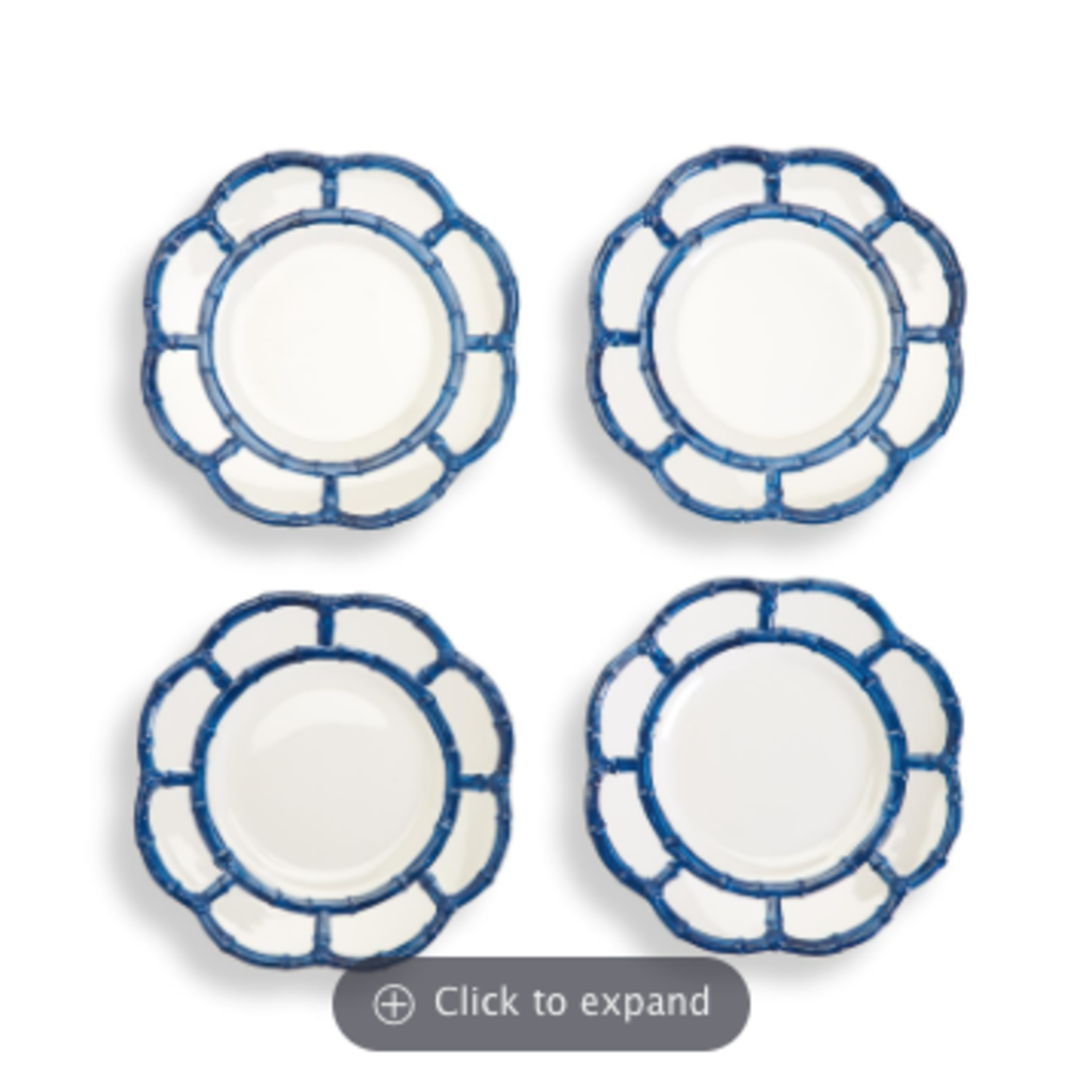 Shop the Style 09/12 Plate - Bamboo Touch - Accent Plate - Blue