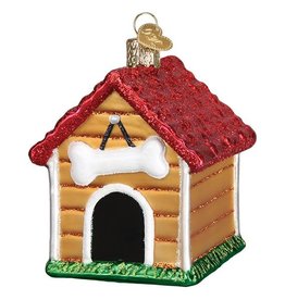 MH Ornament - Blown Glass - Dog House