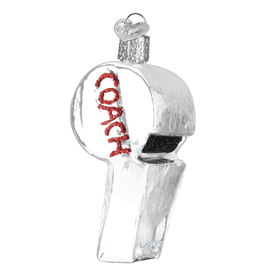 Ornament - Blown Glass - Coach's Whistle