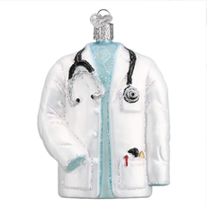 Ornament - Blown Glass - Doctor's Coat