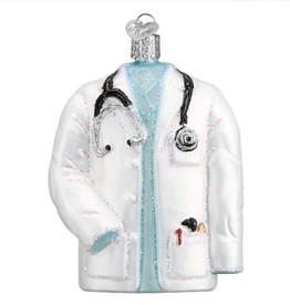 Ornament - Blown Glass - Doctor's Coat