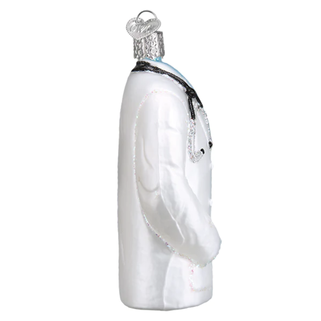 Ornament - Blown Glass - Doctor's Coat