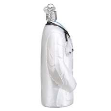 Ornament - Blown Glass - Doctor's Coat