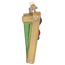 Ornament - Blown Glass - Corn Hole Game