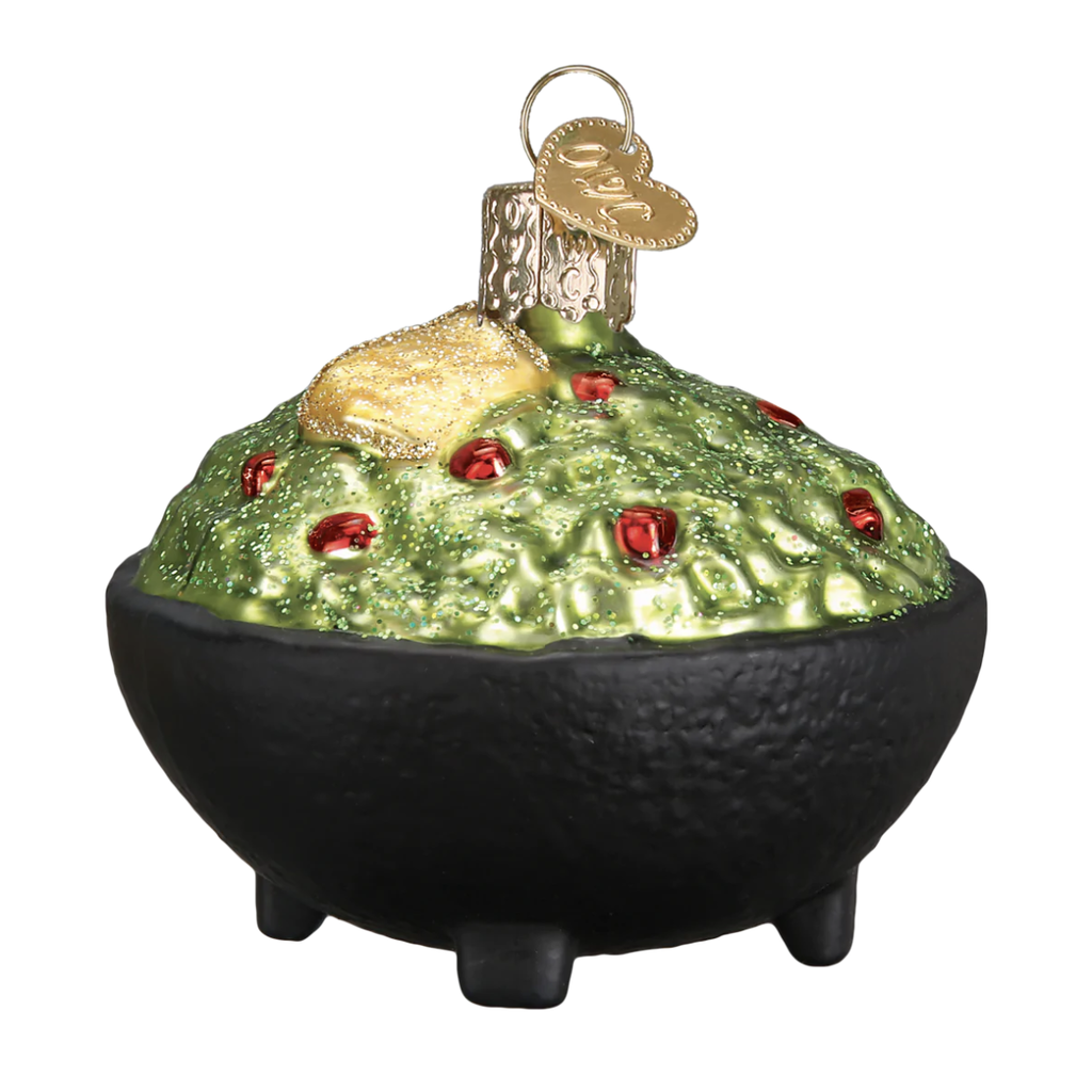 Ornament - Blown Glass - Guacamole
