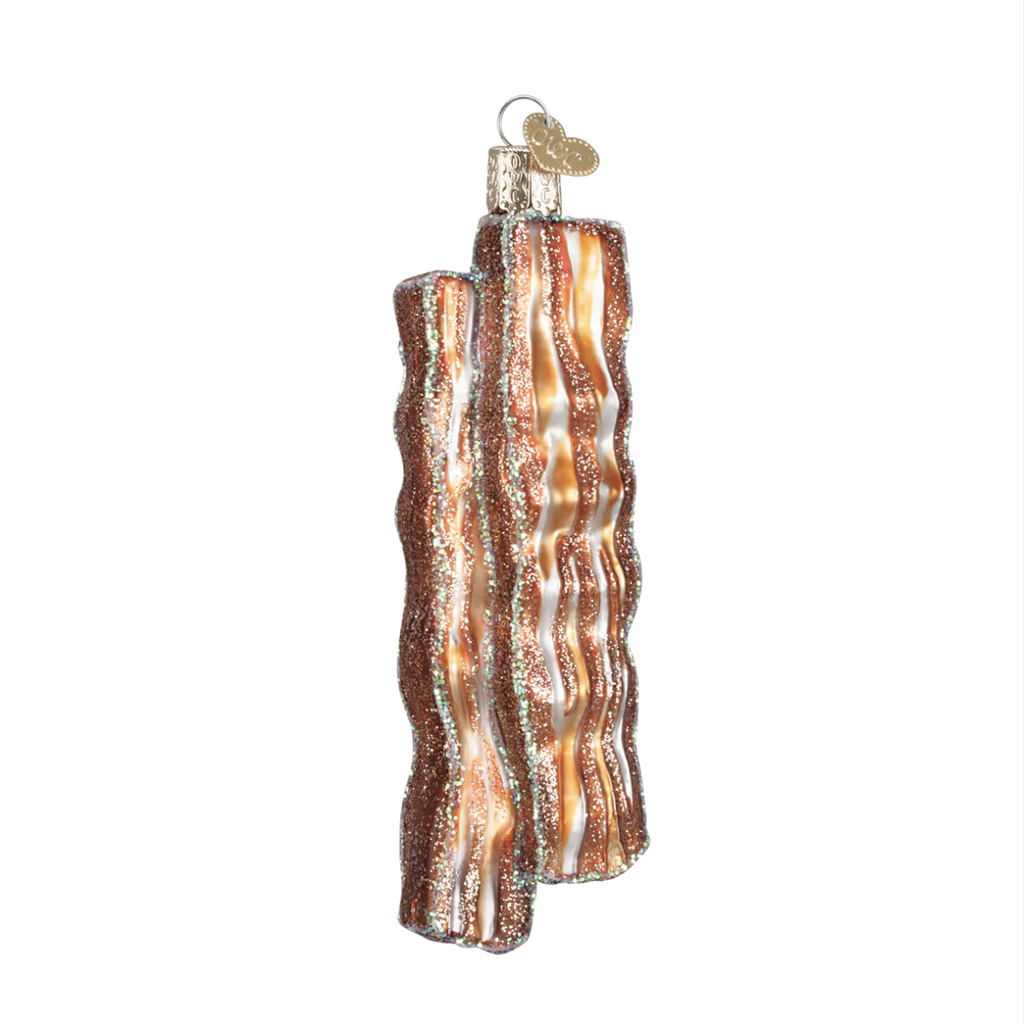 Ornament - Blown Glass - Bacon Strip
