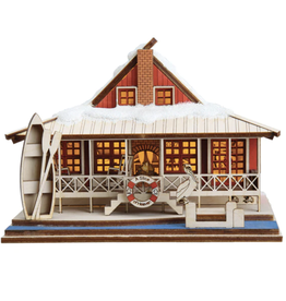 Ornament - Blown Glass - Lake House